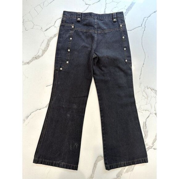 Versace Young Vintage Pantalone Bimbo Wide Leg Pants Size 10 - Picture 2 of 6